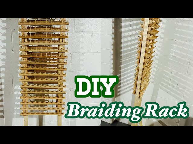 DIY ; EASY HAIR BRAIDING RACK