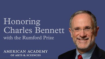 Honoring Charles Bennett with the Rumford Prize