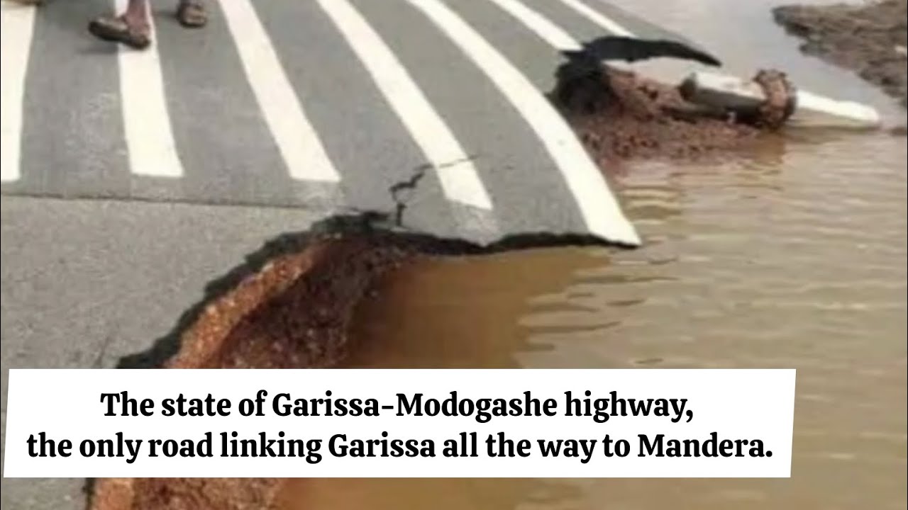 Modogashe The state of Garissa-Modogashe highway, the only road linking Garissa ...