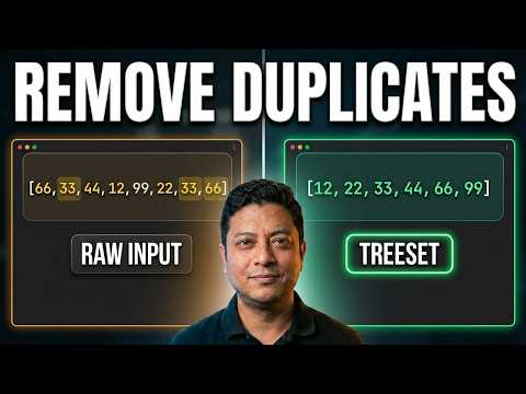 Java Interview Question: Remove Duplicates & Sort in Natural Order | By AJ