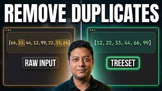 Java Interview Question: Remove Duplicates & Sort in Natural Order | By AJ Update