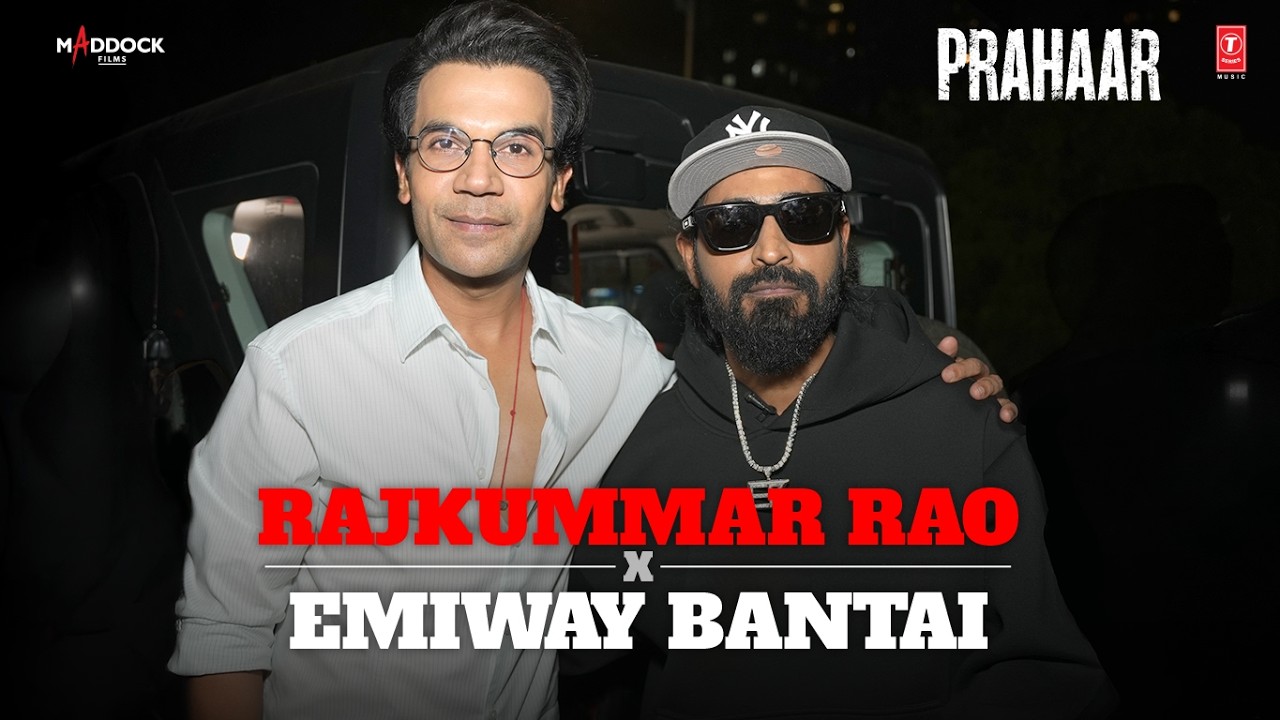 Rajkummar Rao X Emiway Bantai | Prahaar | Mumbai Sapno Ka Samandar | Sunidhi Chauhan | 16th Oct poster