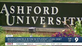 Biden cancels student loan debt for ex-students of Ashford University screenshot 2