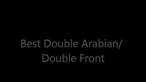 Best Arabian Double Front