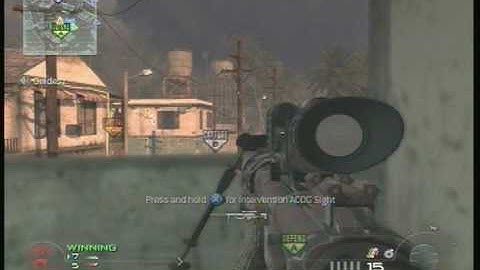 MW2 :: qXu :: No Scope Across Map On Rundown