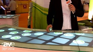 ISE 2014: Eyefactive Exhibits Large Multi-Touch Modular Screens, Can Be Integrated Into Furniture
