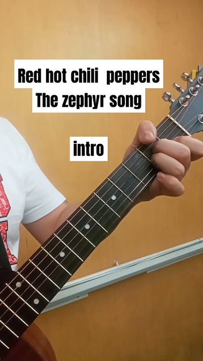 Red Hot Chili Peppers - The Zephyr Song (cover) | intro