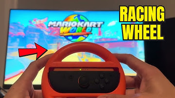Nintendo Switch 2: How to Setup & Use Joy-Con 2 Racing Wheel for Mario Kart World Tutorial!
