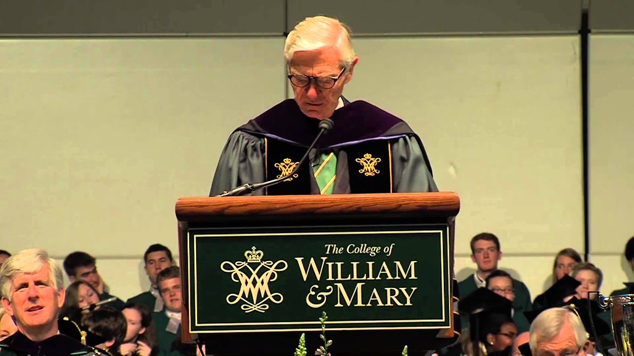 Commencement 2014: Reveley's closing remarks