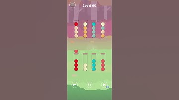 Ball Sort Puzzle Medium Level 60 gameplay (iOS Android)
