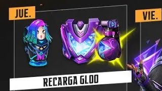 COSTO DEL EVENTO RECARGA GLOO FREE FIRE *MOCHILA MOCO Y PARED GLOO* + NOVEDADES EMOTE  ANIMACION