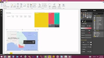 Power BI Map Chart Creation--- a Simple Dashboard with the Map Charts