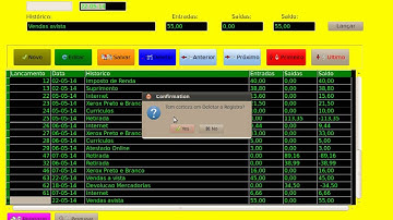 Livro Caixa Lazarus + Mysql