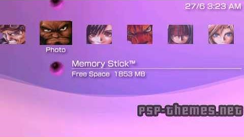 PSP Theme Finay Fantasy 7 - PSP Release PSP-Themes.NET