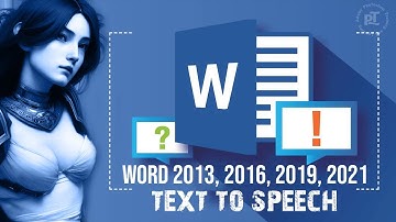 Text to Speech Feature in Microsoft Office 2013