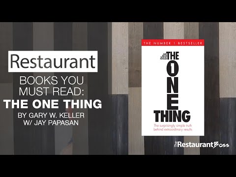 Books All Restaurant Owners Need to Read: The One Thing
