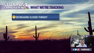 Cloudy today cooler by the end of the week
