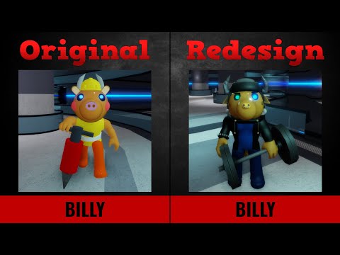 Piggy Skin Redesigns vs Original Characters Official!