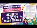REPASO ESTUDIO Acuerdo 14 12 23 Protocolo Acoso Escolar USICAMM 2026