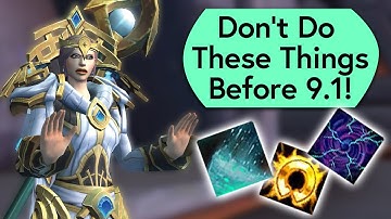 What NOT to Do Before Patch 9.1