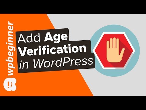 How to Add Age Verification to Your SIte in WordPress