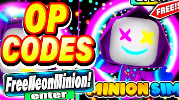 ALL *FREE GODLY* MINION CODES in MINION SIMULATOR (Roblox Codes)