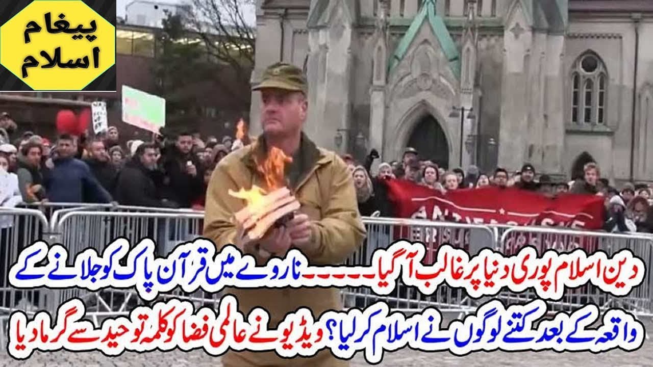 How many people converted to Islam after the burning of the Koran in