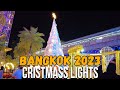 Bangkok Christmas Lights Night Walk  Siam Paragon  Thailand 2023