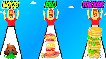 Pancake Run All Levels Mobile Gameplay Walkthrough iOS,Android Cakes Game New Pro Max Level TKVGAS