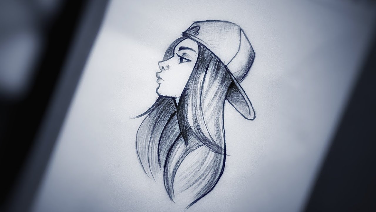 Sapkali Havali Kiz Cizimi How To Draw A Girl With A Hat Yeni Baslayanlar Icin Cizim Fikirleri Youtube