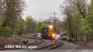 Norfolk Southern and CSX Evening action at Piscataway, NJ 4/19/24