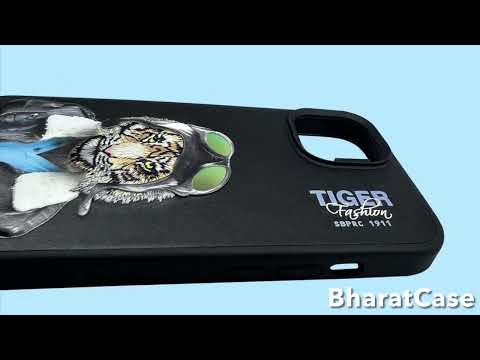 iPhone 14 Series 3D Tiger Back Cover