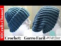 CROCHET:  Gorro facil, rapido y Bonito