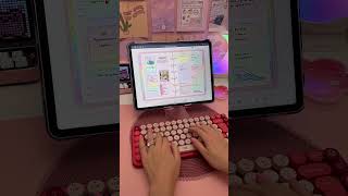 iPad digital journal😍 ASMR keyboard | goodnotes digital planner screenshot 5