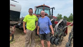 Kewaunee county farmers build 12-row interseeder