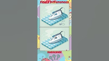 Can You Find the 3 Differences? #117