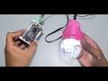 Plastic Bottle LED Light | Easy DIY Home Decor