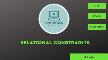 Relational Constraints/ Explicit Constraints/ Schema based Constraints/ RDBMS/ Lecture 12