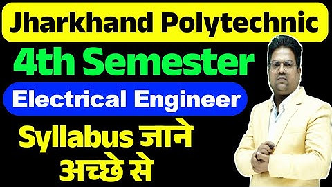 Jharkhand Polytechnic/Electrical Enginnering/EEE/ 4th semester/online Class