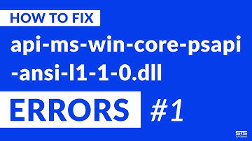 api-ms-win-core-psapi-ansi-l1-1-0.dll Missing Error on Windows | 2020 | Fix #1