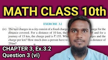 Class 10 math chapter 3 exercise 3.2 Q.3(vi) | Pair of linear equations in two variables #mhkclasses
