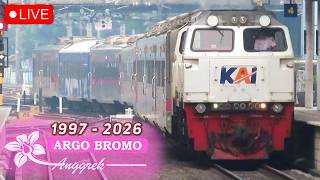 🔴 THE LAST JOURNEY OF THE ARGO BROMO ANGGREK TRAIN 😭🥀 !! Hunting Vintage & RnB Locomotive Trains