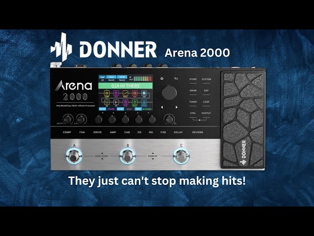 ギター DONNER ARENA 2000 Amazon.com: Donner Arena 2000 Guitar Multi-Effects Pedal