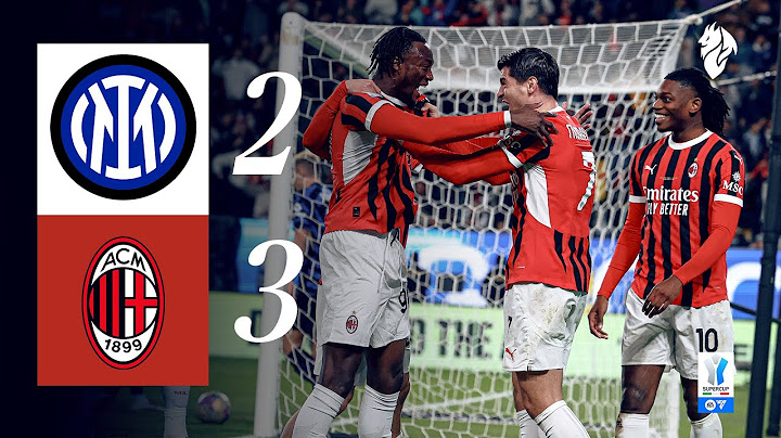 SUPER MILAN, SUPERCOPPA CHAMPIONS! 🏆🔴⚫ | Inter 2-3 AC Milan | Highlights