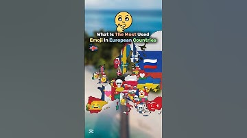 What Is The Most Used Emoji In European Countries #map #europe #mapping