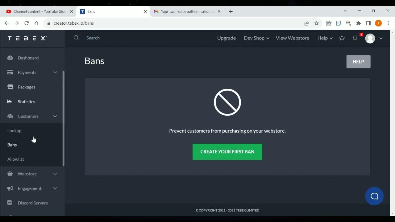 How to build a tebex store youtube