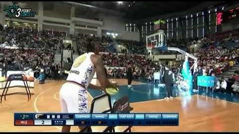 Dwight Howard goes steph curry in 3 point contest *full video*