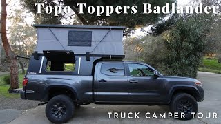 Tacoma Truck Camper Tour:  Topo Topper's Badlander