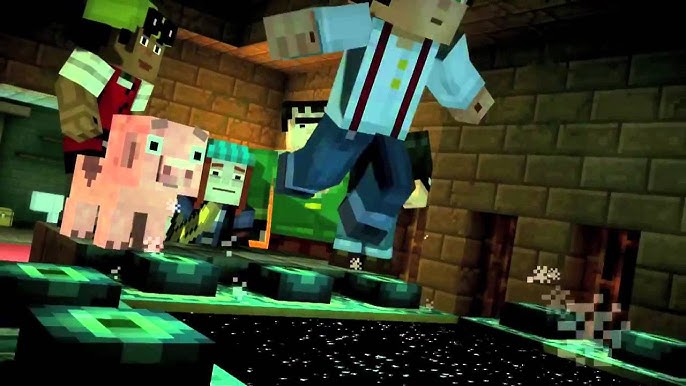 Telltale Games' Minecraft: Story Mode debut trailer stars Patton Oswalt,  Paul Reubens and more