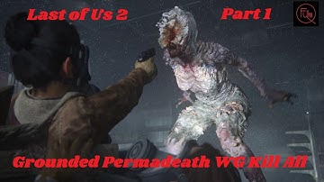 The Last of Us 2 | COMPLETED Grounded Permadeath Whole Game Kill All | Part 1